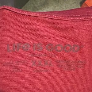 Plus size Life is Good Christmas t-shirt